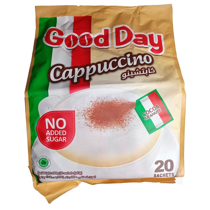 قیمت و خرید کاپوچینو رژیمی گوددی بسته 20 عددی